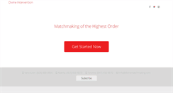Desktop Screenshot of divinematchmaking.com